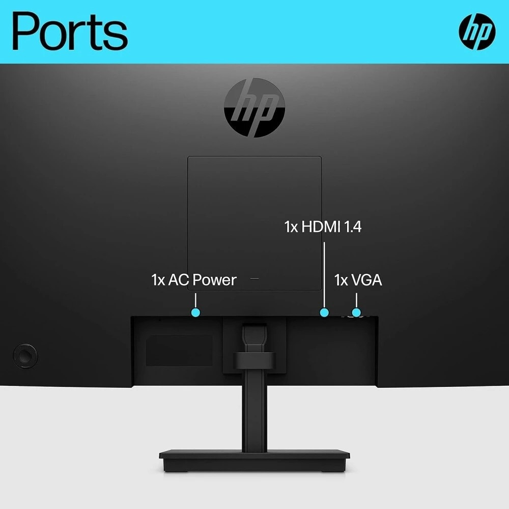 Монитор 24" HP V24V G5 VA 1920x1080, 75 Гц, 5 мс, 16:9, 250 кд/м², 1xHDMI, 1xVGA, черный