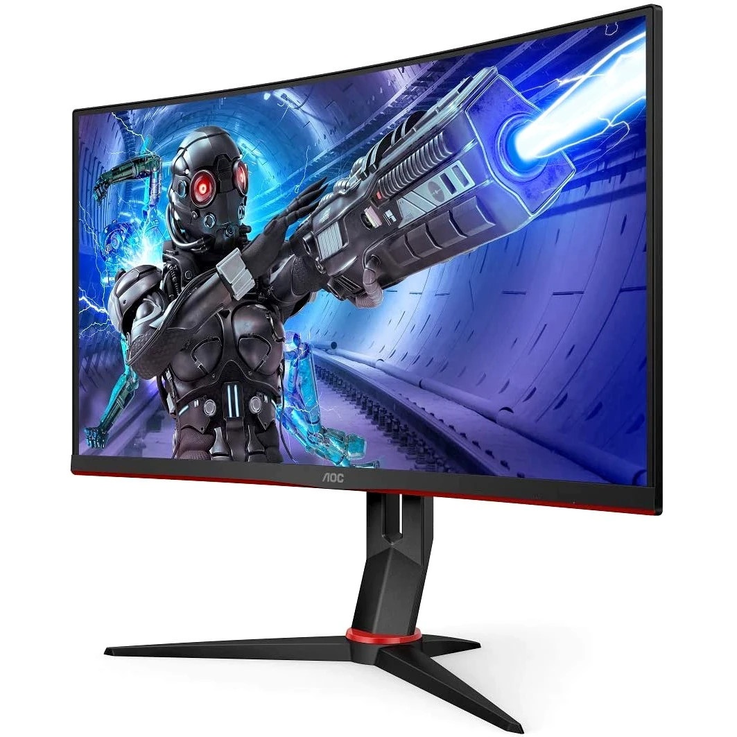 Монитор 27" AOC C27G2ZE/BK VA 1920x1080, 240 Гц, 1 мс, 16:9, 300 кд/м2, 2xHDMI, 1хDP, изогнутый, чер