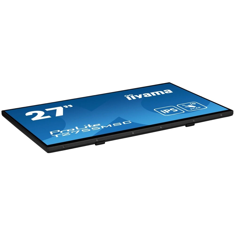 Монитор 27" Iiyama  ProLite T2755MSC-B1 IPS 1920x1080, 75 Гц, 5 мс, 16:9, 400 кд/м², 1xHDMI, 1xDP, 2
