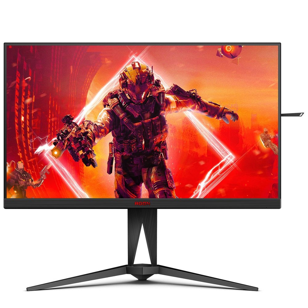 Монитор 27" AOC AG275QXN VA 2560x1440, 165 Гц, 1 мс, 16:9, 400 кд/м2, 2xHDMI, 1xDP, USB, 1x3.5 мм, ч