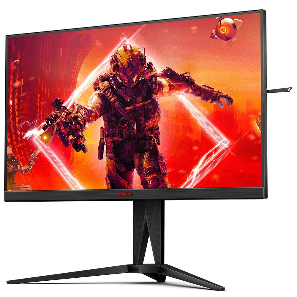 Монитор 27" AOC AG275QXN VA 2560x1440, 165 Гц, 1 мс, 16:9, 400 кд/м2, 2xHDMI, 1xDP, USB, 1x3.5 мм, ч