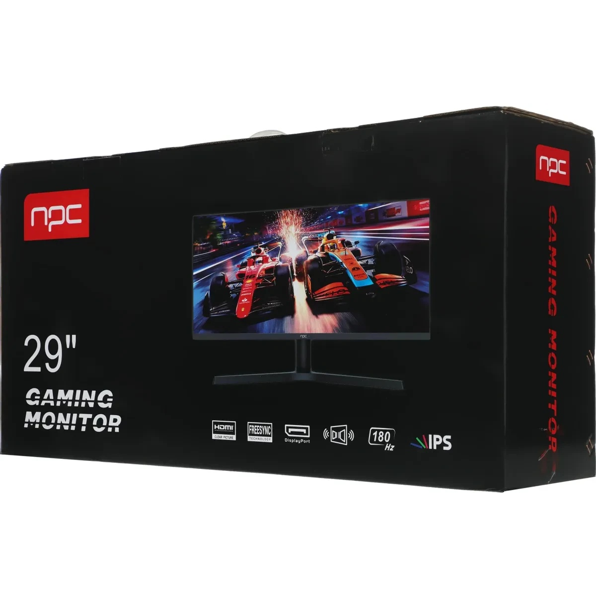 Монитор 29" NPC MZ300L IPS 2560x1080, 180 Гц, 1 мс, 21:9, 250 кд/м², 2xHDMI, 1xDP, черный