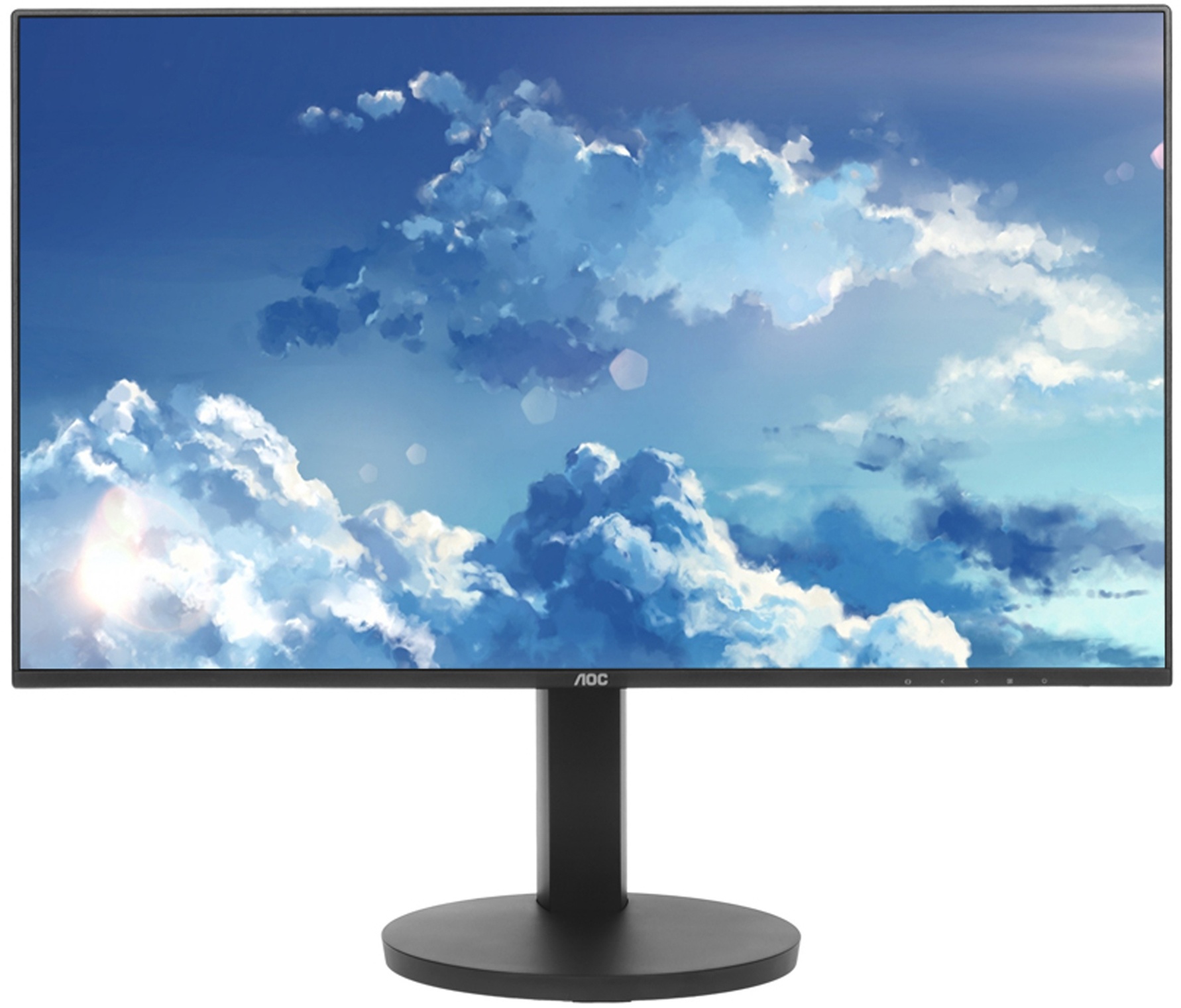 Монитор 27" AOC 27B3CF2 IPS 1920x1080, 100 Гц, 1 мс, 16:9, 250 кд/м2, 1xHDMI, USB-C, 1x3.5 мм, черны