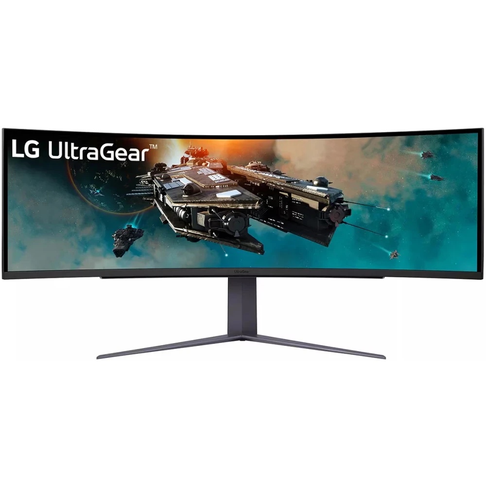 Монитор 49" LG UltraGear 49GR85DC-B VA 5120x1440, 240 Гц, 1 мс, 32:9, 450 кд/м2, 2xHDMI, 1xDP, изогн