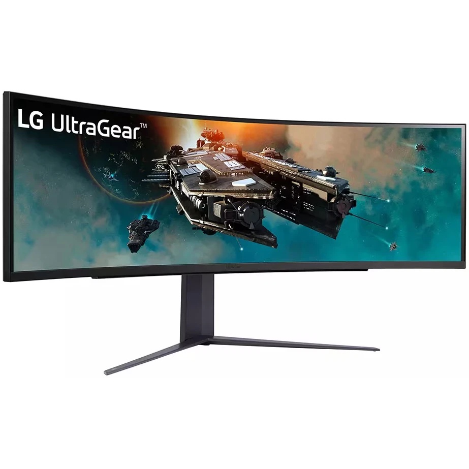 Монитор 49" LG UltraGear 49GR85DC-B VA 5120x1440, 240 Гц, 1 мс, 32:9, 450 кд/м2, 2xHDMI, 1xDP, изогн