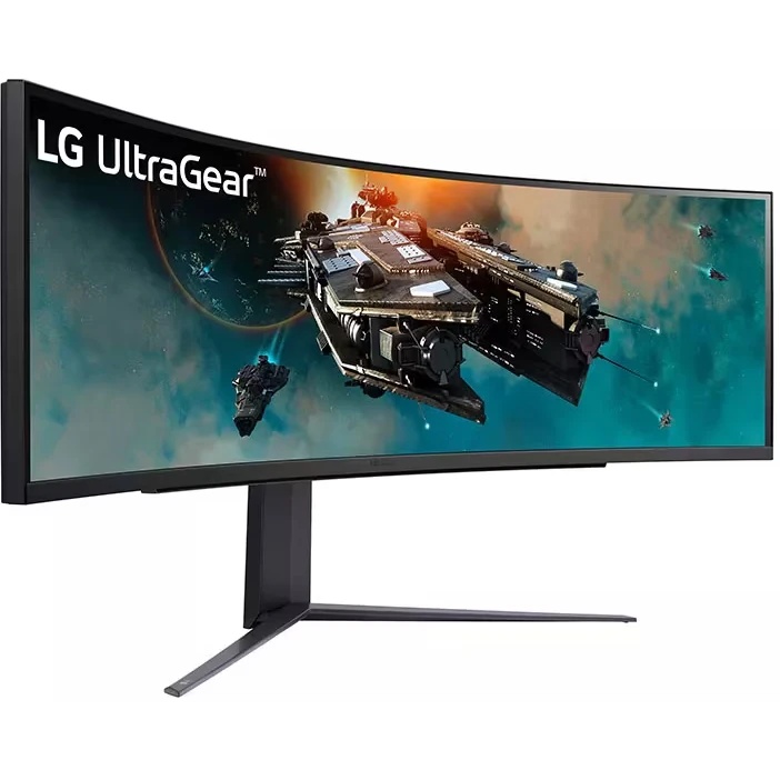 Монитор 49" LG UltraGear 49GR85DC-B VA 5120x1440, 240 Гц, 1 мс, 32:9, 450 кд/м2, 2xHDMI, 1xDP, изогн