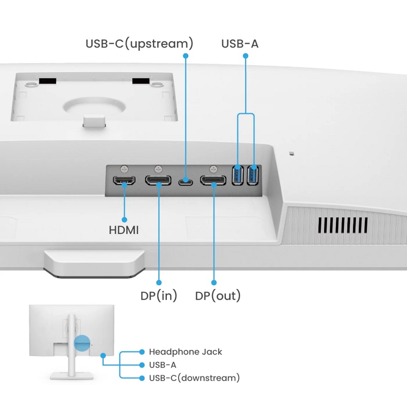 Монитор 27" BenQ GW2790QT IPS 2560x1440, 75 Гц, 5 мс, 16:9, 350 кд/м2, 2xHDMI, 1xDP, 1xUSB-C (65 Вт)