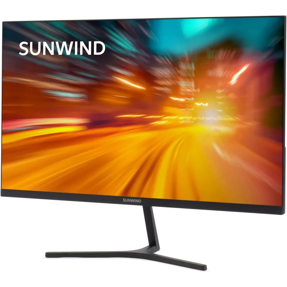 Монитор 23.8" SunWind SM-24FI401 IPS 1920x1080, 180 Гц, 1 мс, 16:9, 250 кд/м², 1xVGA, 1xHDMI, 1xDP,