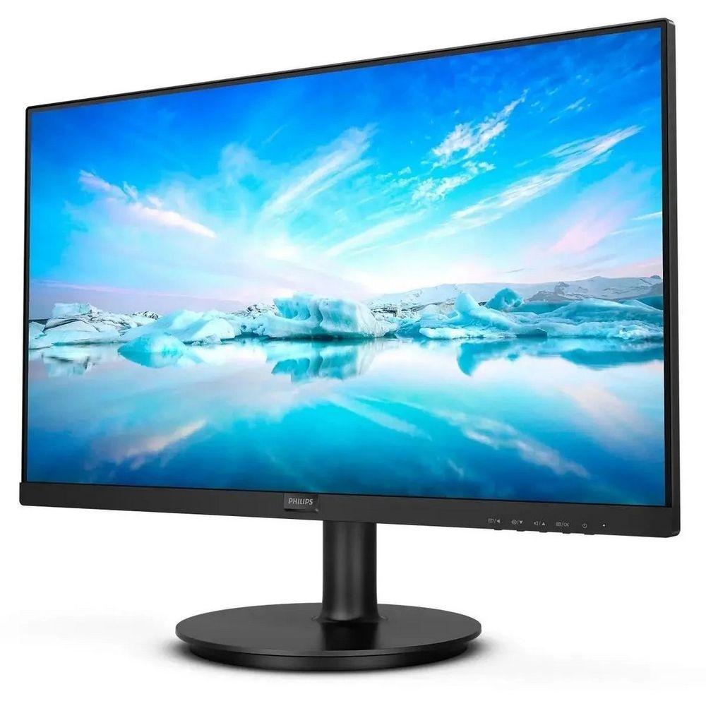 Монитор 23.8" Philips 241V8LAB VA 1920x1080, 100 Гц, 1 мс, 16:9, 250 кд/м2, 1xHDMI, 1xVGA, черный