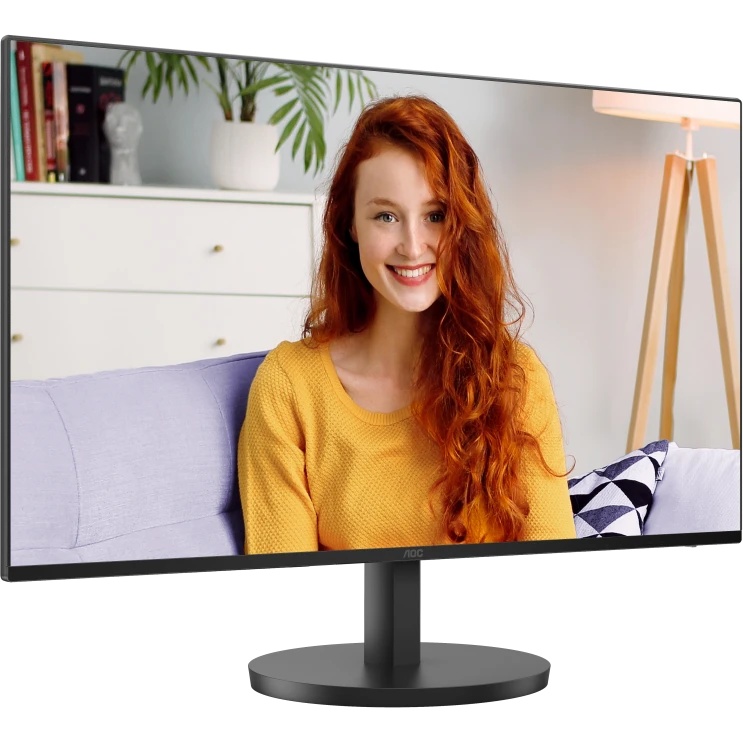 Монитор 23.8" AOC 24B3CA2, IPS, 1920x1080, 100 Гц, 4 мс, 16:9, 250 кд/м², 1xHDMI, 1xUSB-C, 2xUSB-B,