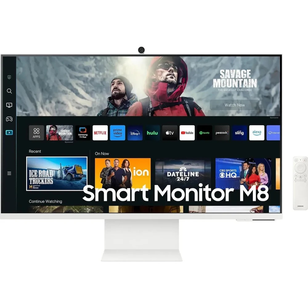 Монитор 32" Samsung M8 S32DM801UIXCI VA 3840x2160, 60 Гц, 4 мс, 16:9, 400 кд/м², 1xHDMI, 2xUSB-A, 1x