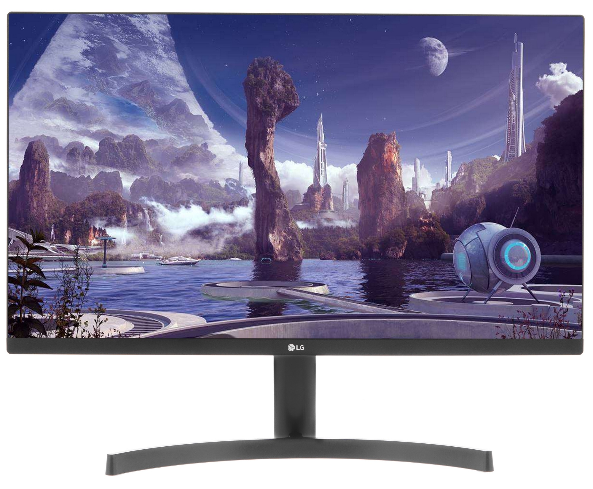 Монитор 27" LG 27QN600-B IPS 2560x1440, 75 Гц, 5 мс, 16:9, 350 кд/м2, 2xHDMI, 1хDP, черный