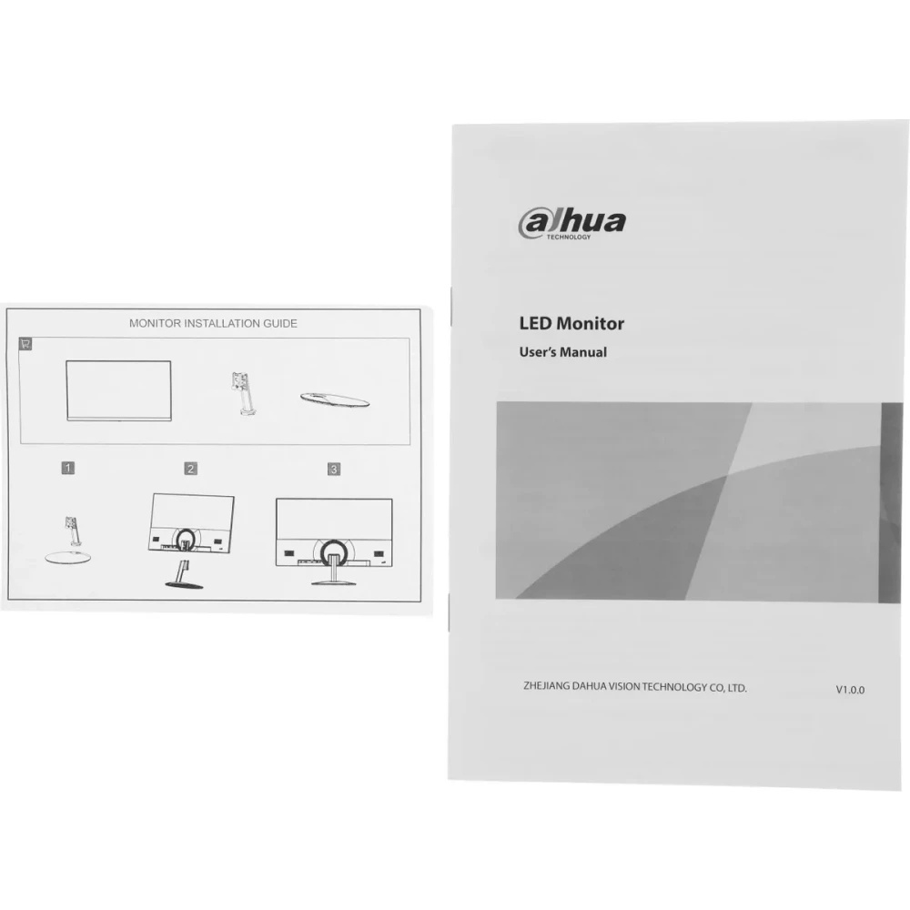 Монитор 23.8" Dahua DHI-LM24-A201Y IPS 1920x1080, 75 Гц, 14 мс, 16:9, 250 кд/м², 1xHDMI, 1xVGA, чёрн