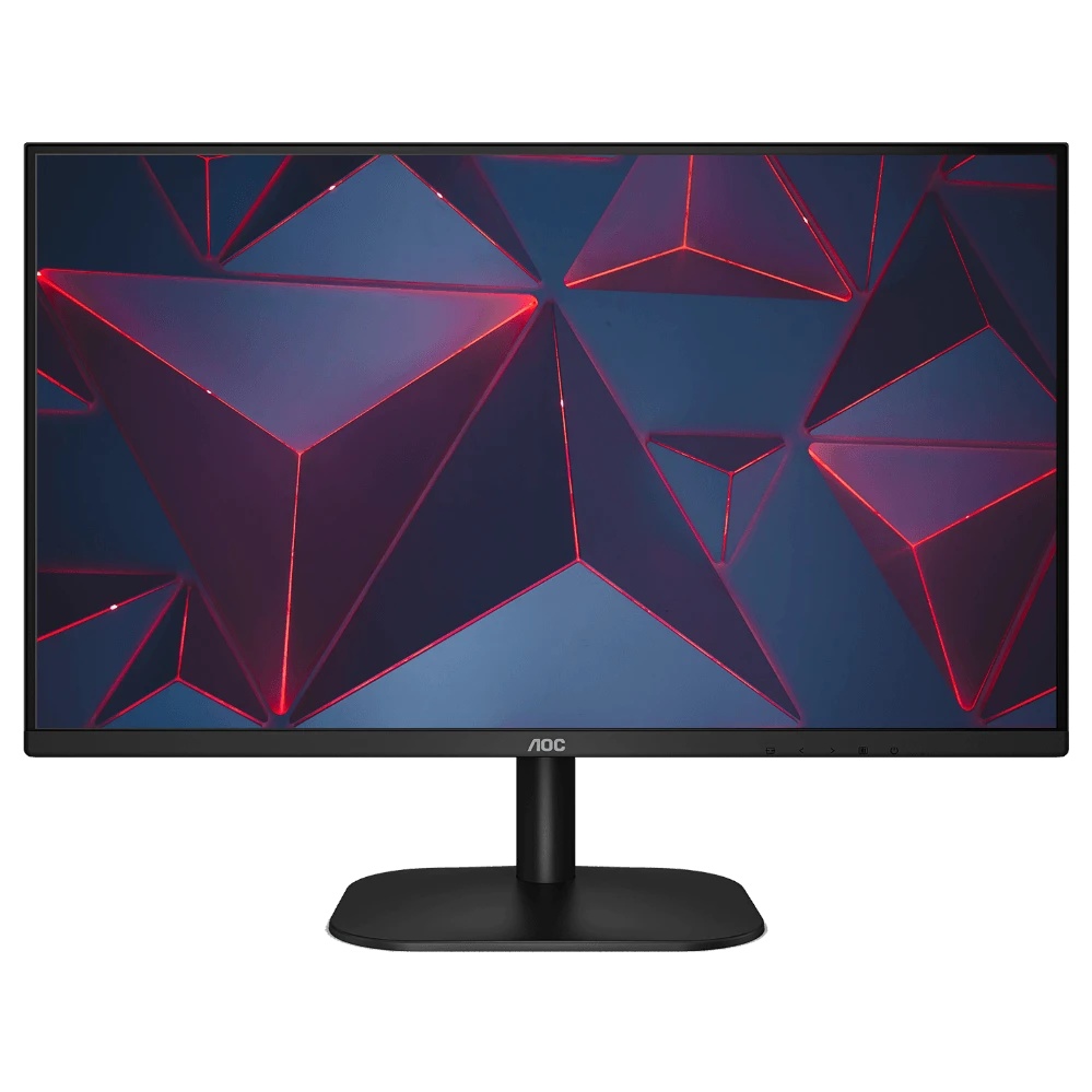Монитор 23.8" AOC 24B2XH IPS 1920x1080, 75 Гц, 4 мс, 16:9, 250 кд/м2, 1xHDMI, 1xVGA, 1x3.5 мм, черны