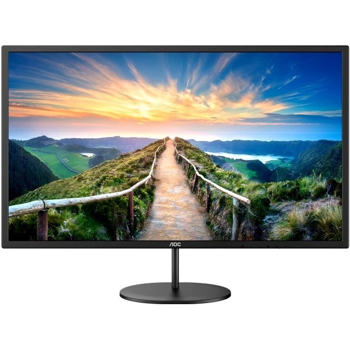 Монитор 31.5" AOC Q32V4 IPS 2560x1440, 75 Гц, 4 мс, 16:9, 250 кд/м2, 1xHDMI, 1xDP, 1x3.5 мм, черный