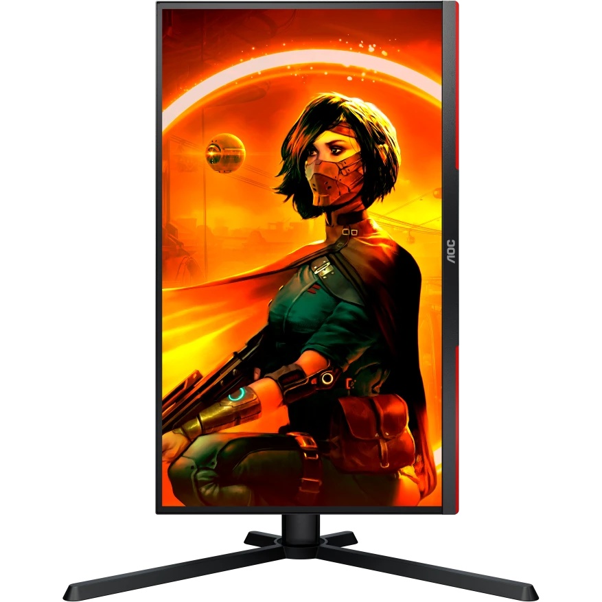 Монитор 24.5" AOC Gaming 25G3ZM VA 1920x1080, 240 Гц, 1 мс, 16:9, 300 кд/м2, 2xHDMI, 1xDP, черный/кр