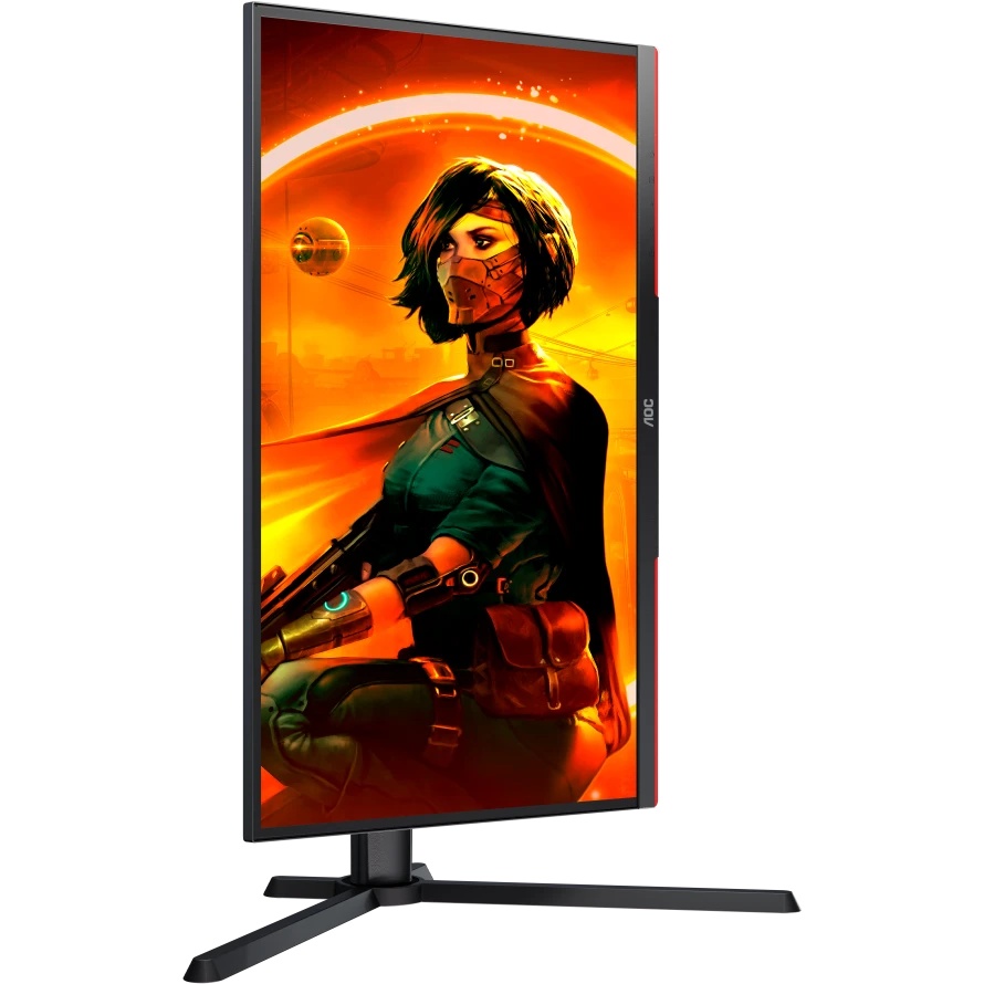 Монитор 24.5" AOC Gaming 25G3ZM VA 1920x1080, 240 Гц, 1 мс, 16:9, 300 кд/м2, 2xHDMI, 1xDP, черный/кр