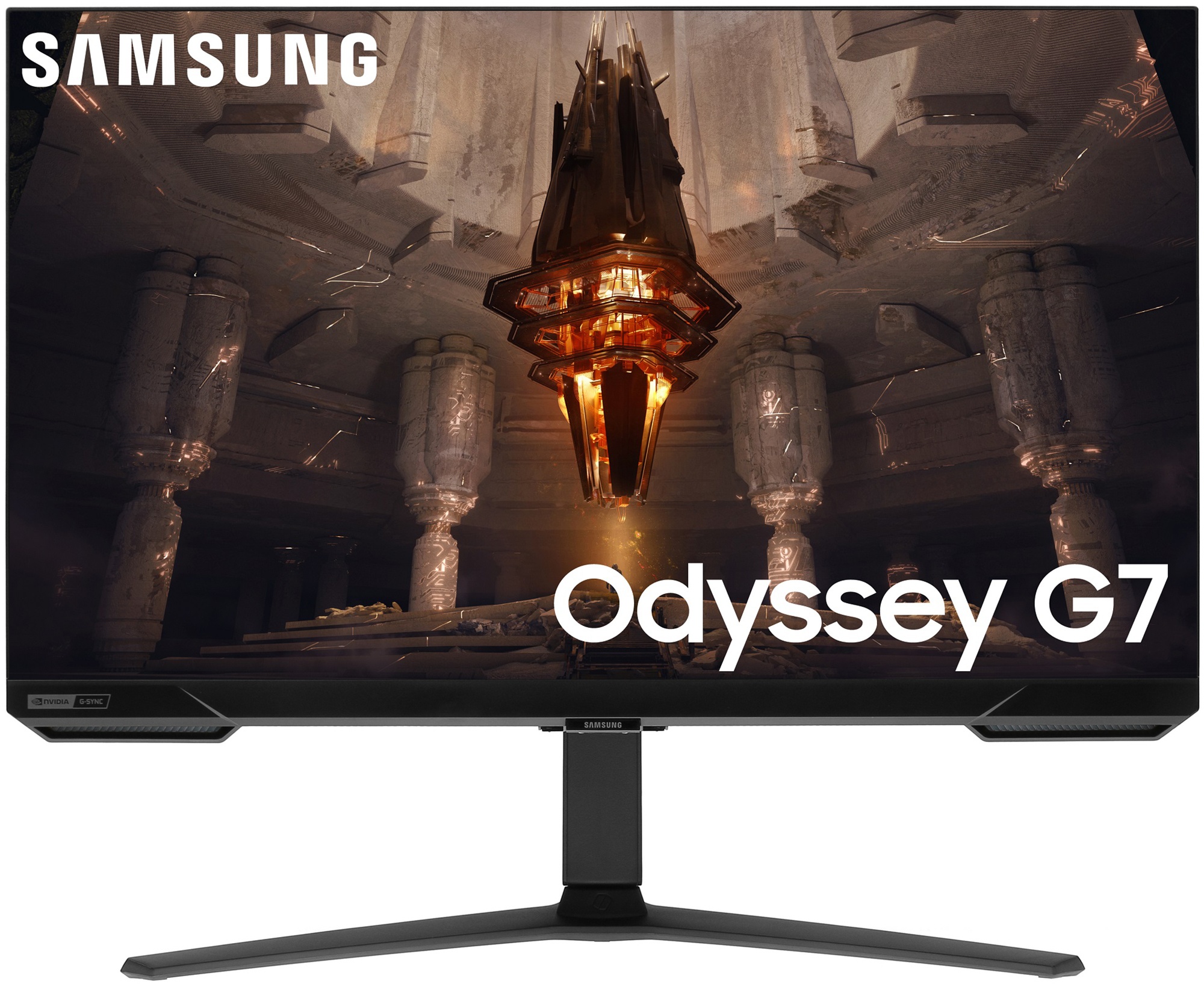 Монитор 32" Samsung Odyssey G7 S32BG700EI IPS 3840x2160, 144 Гц, 1 мс, 16:9, 400 кд/м2, 2xHDMI, 1хDP