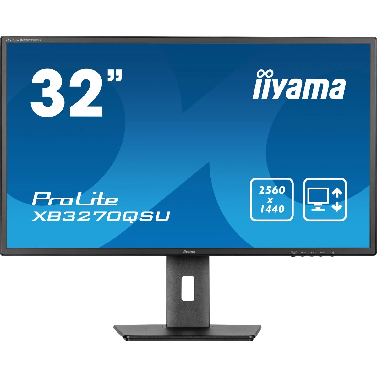 Монитор Iiyama 31.5" ProLite XB3270QSU-B1 черный IPS 3ms 16:9 HDMI M/M матовая HAS Piv 1200:1 250cd