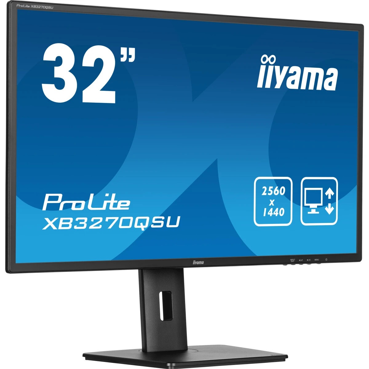 Монитор Iiyama 31.5" ProLite XB3270QSU-B1 черный IPS 3ms 16:9 HDMI M/M матовая HAS Piv 1200:1 250cd