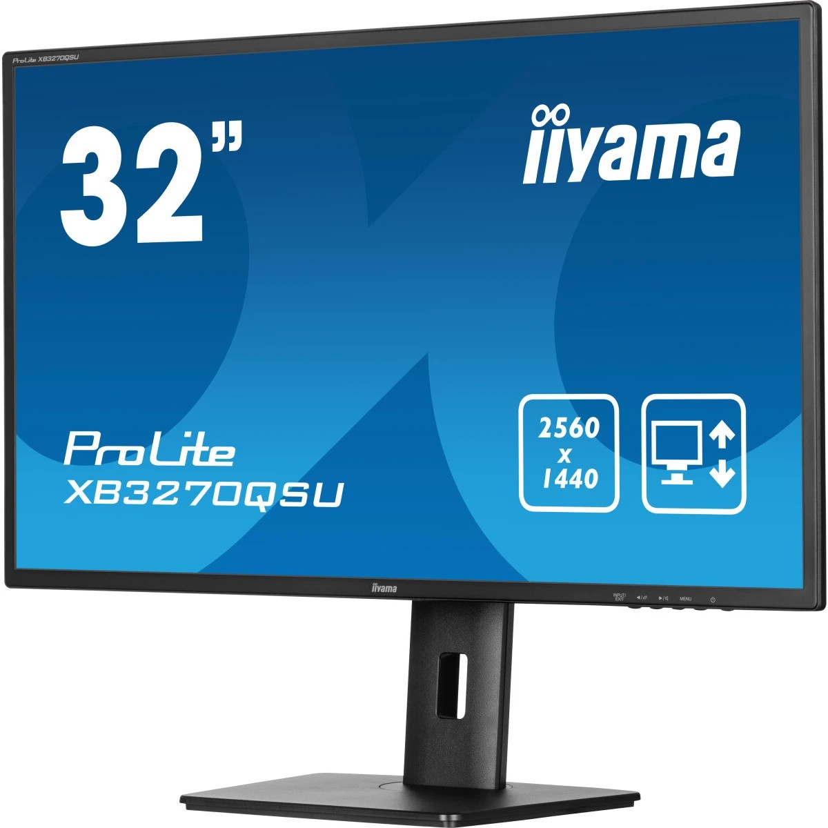 Монитор Iiyama 31.5" ProLite XB3270QSU-B1 черный IPS 3ms 16:9 HDMI M/M матовая HAS Piv 1200:1 250cd