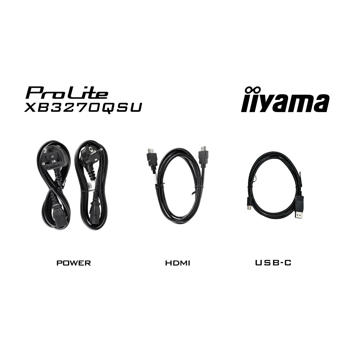 Монитор Iiyama 31.5" ProLite XB3270QSU-B1 черный IPS 3ms 16:9 HDMI M/M матовая HAS Piv 1200:1 250cd