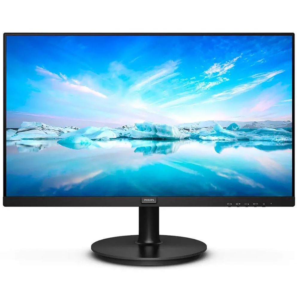 Монитор 23.8" Philips 241V8LA VA 1920x1080, 75 Гц, 4 мс, 16:9, 250 кд/м2, 1xHDMI, 1xVGA, черный