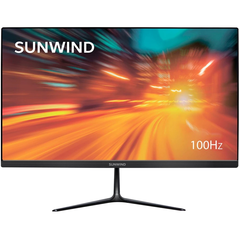 Монитор 21.5" SunWind SM-22FV222 VA 1920x1080, 100 Гц, 5 мс, 16:9, 250 кд/м², 1xVGA, 1xHDMI, 1x3.5 м