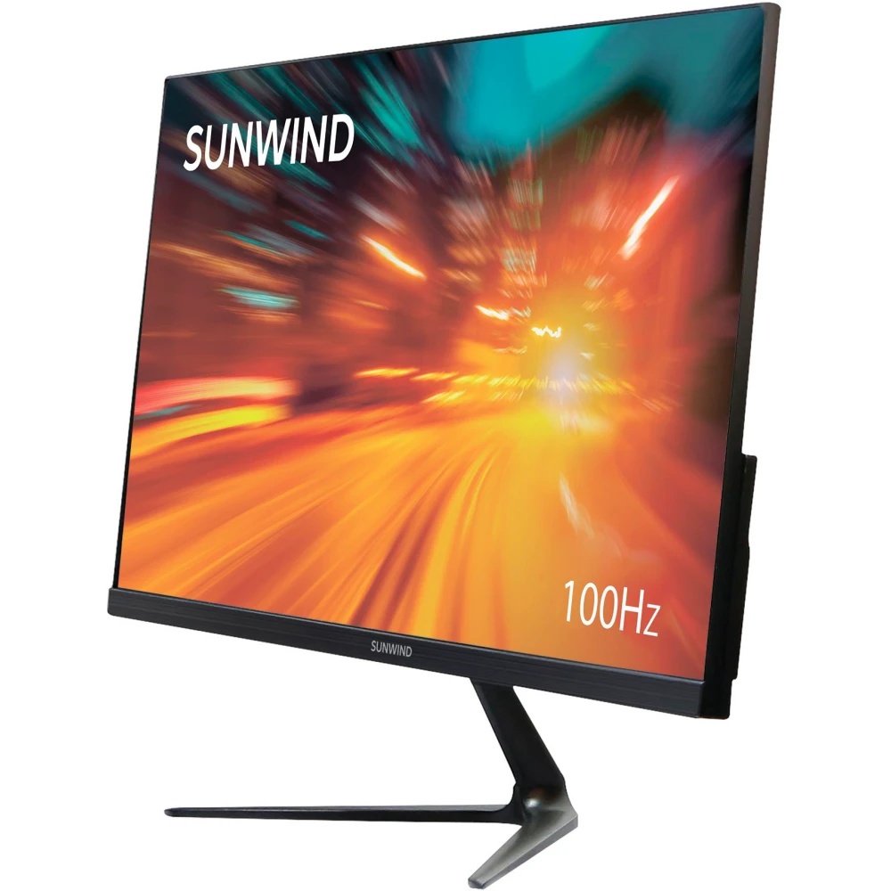 Монитор 21.5" SunWind SM-22FV222 VA 1920x1080, 100 Гц, 5 мс, 16:9, 250 кд/м², 1xVGA, 1xHDMI, 1x3.5 м