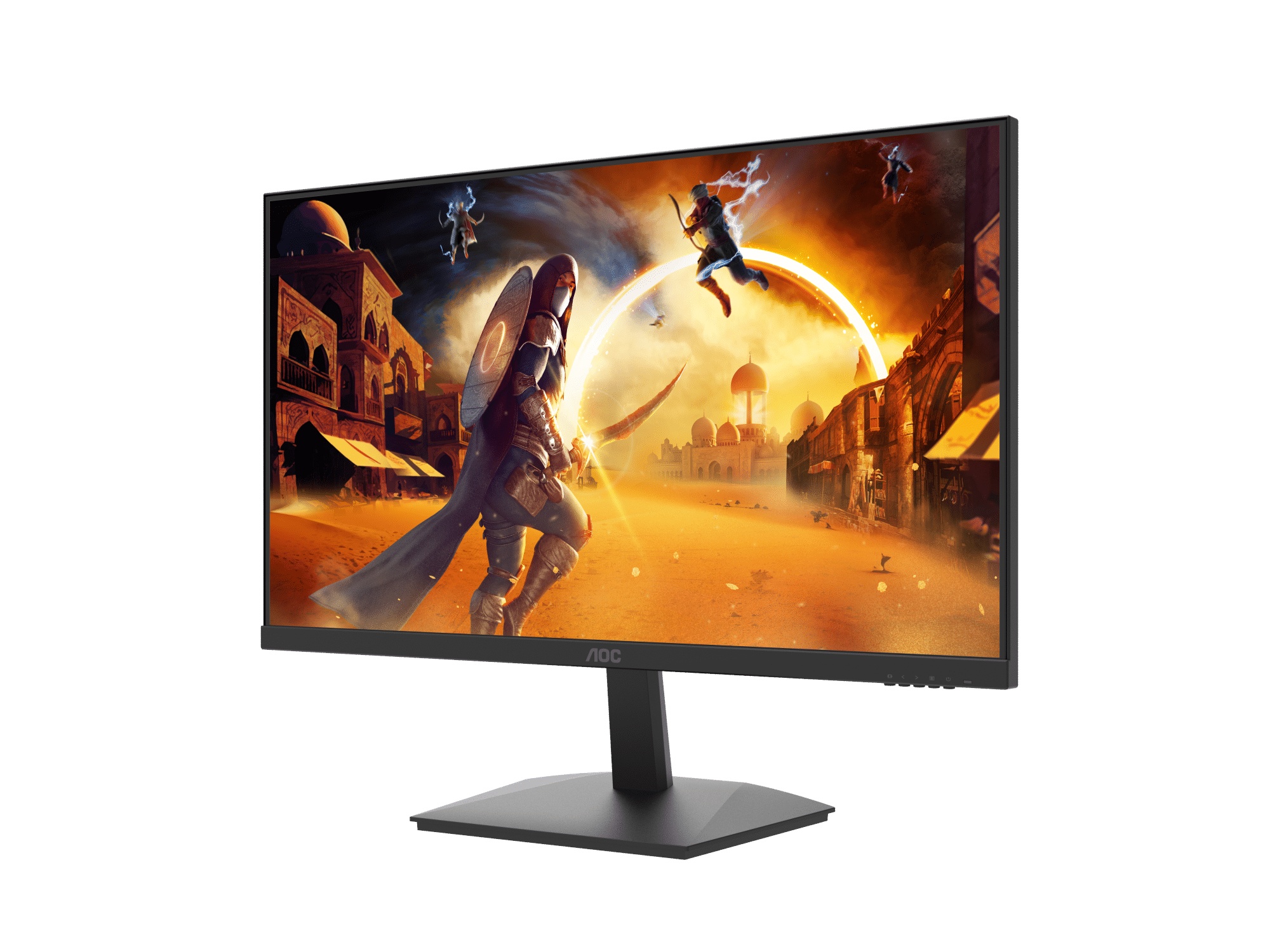 Монитор 23.8" AOC 24G15N, VA 1920x1080, 180 Гц, 4 мс, 16:9, 250 кд/м², 1xHDMI, 1xDP, 1x3.5 мм, черны