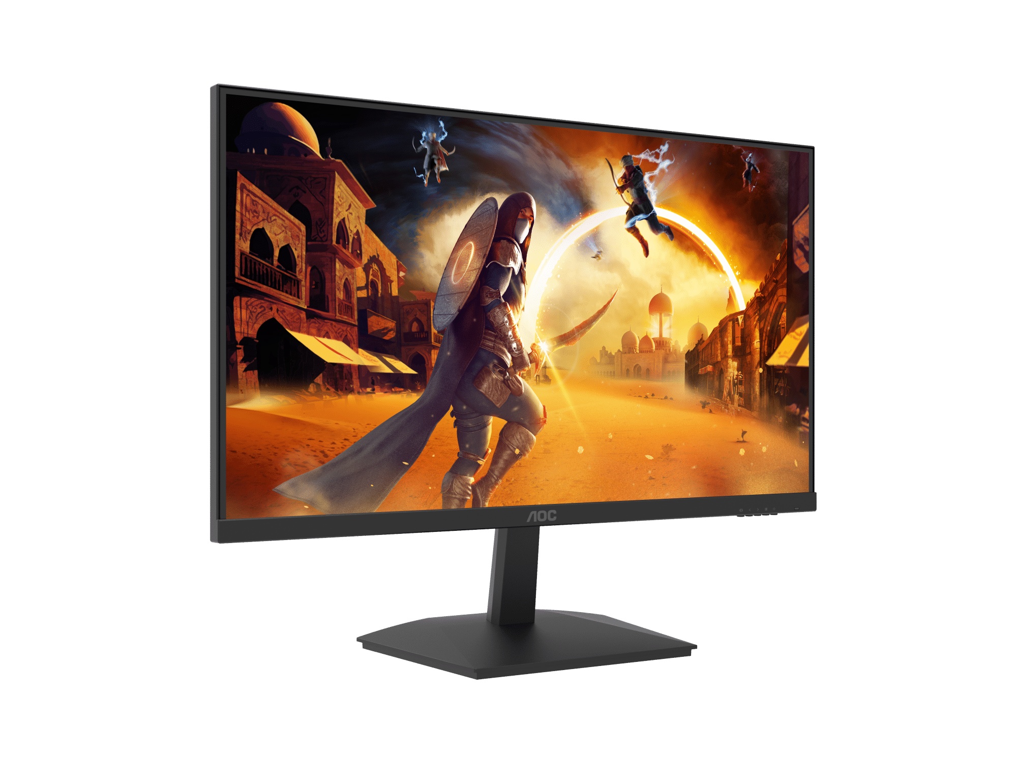 Монитор 23.8" AOC 24G15N, VA 1920x1080, 180 Гц, 4 мс, 16:9, 250 кд/м², 1xHDMI, 1xDP, 1x3.5 мм, черны
