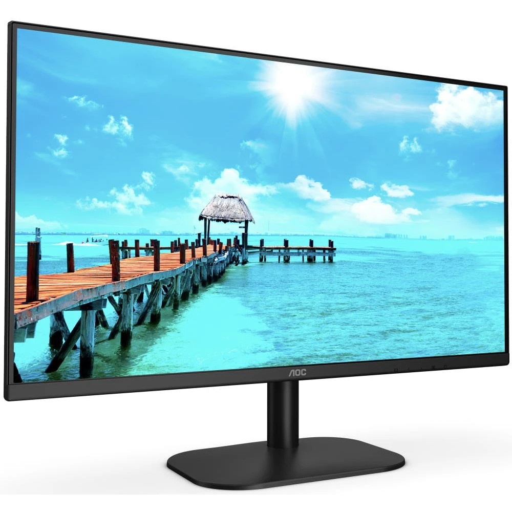 Монитор 27" AOC 27B2DM, VA 1920x1080, 75 Гц, 4 мс, 16:9, 250 кд/м², 1xHDMI, 1xDVI-D, 1xVGA, 1x3.5 мм