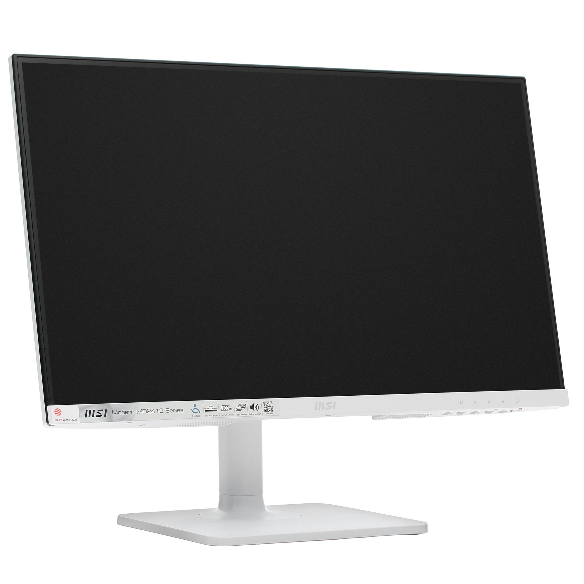 Монитор 23.8" MSI Modern MD2412PW IPS 1920x1080, 100 Гц, 4 мс, 16:9, 300 кд/м2, 1xHDMI, 1xUSB-C, 1x3