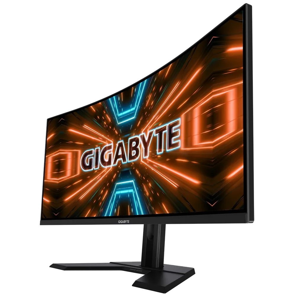 Монитор 34" Gigabyte G34WQC A-EK VA 3440x1440, 144 Гц, 1 мс, 21:9, 350 кд/м², 2xHDMI, 2xDP, 1x3.5 мм