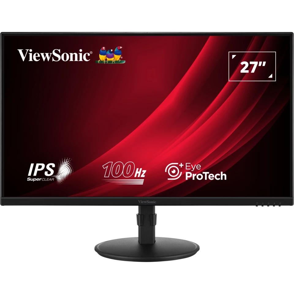 Монитор 27" ViewSonic VA2708-HDJ IPS 1920x1080, 100 Гц, 5 мс, 16:9, 250 кд/м2, 1xHDMI, 1xDP, 1x3.5 м