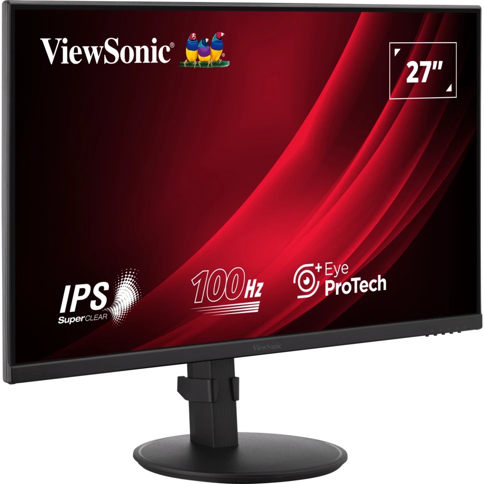 Монитор 27" ViewSonic VA2708-HDJ IPS 1920x1080, 100 Гц, 5 мс, 16:9, 250 кд/м2, 1xHDMI, 1xDP, 1x3.5 м