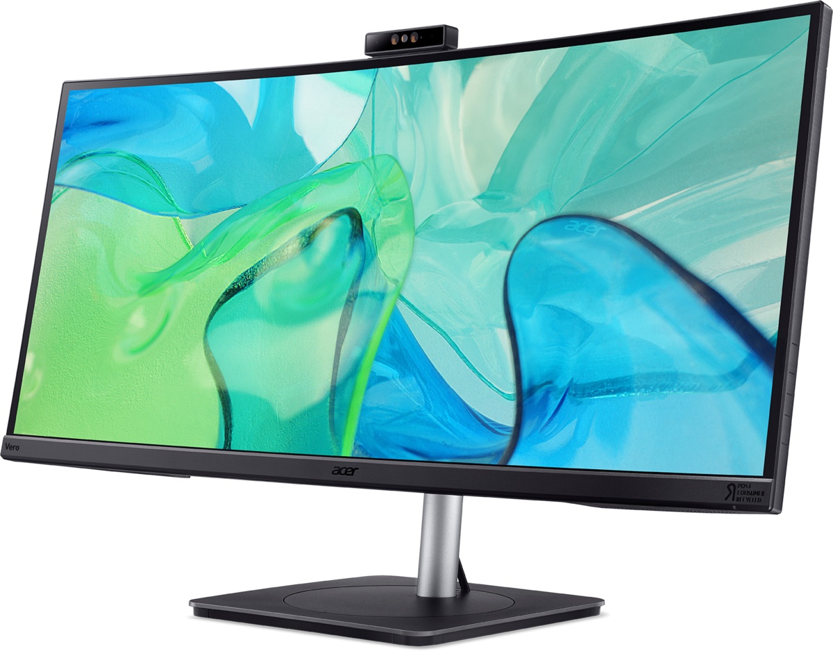Монитор Acer CB343CURDbemiiphcuzx 34'' Curved 3800R, 21:9, IPS, UWQHD, 4ms, 300cd, 60Hz, HDMI, DP, U