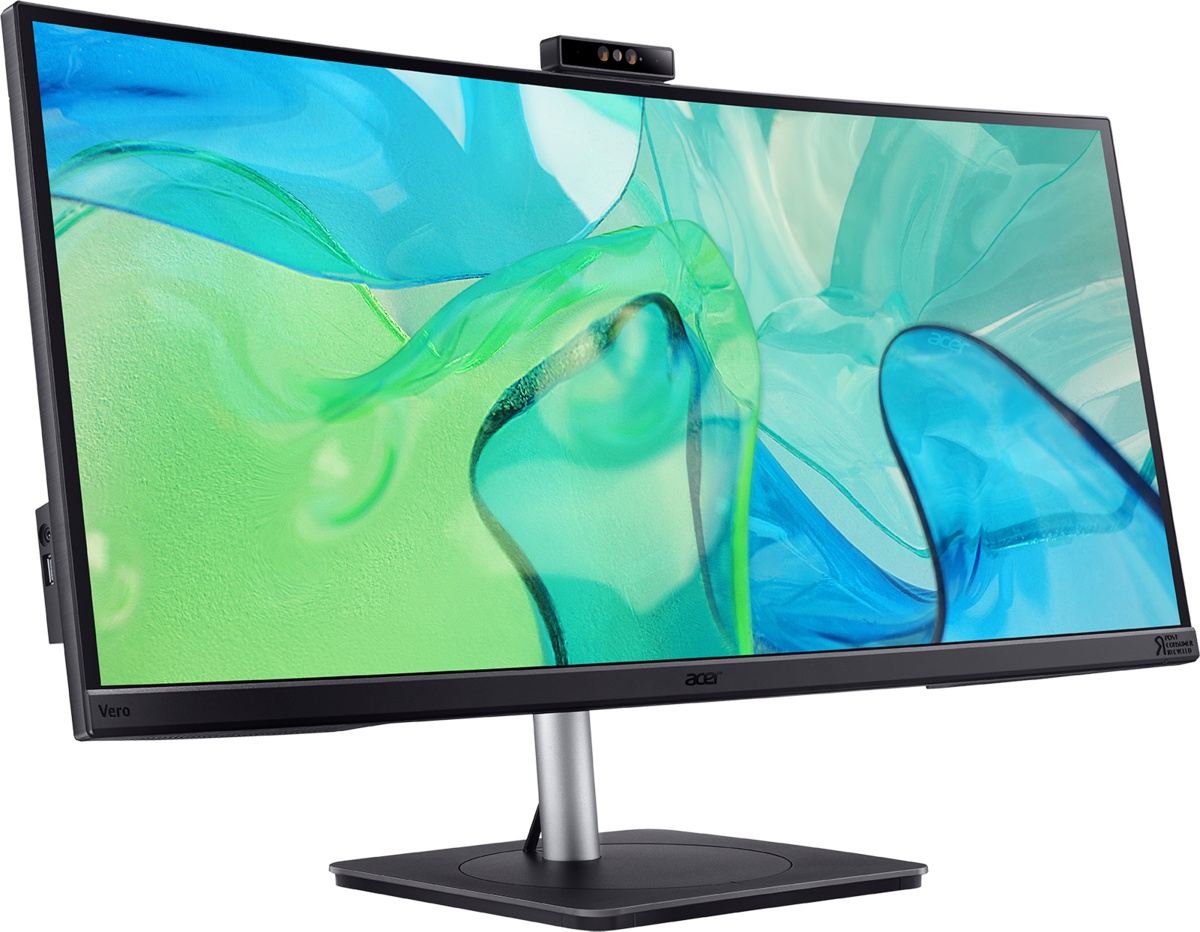 Монитор Acer CB343CURDbemiiphcuzx 34'' Curved 3800R, 21:9, IPS, UWQHD, 4ms, 300cd, 60Hz, HDMI, DP, U