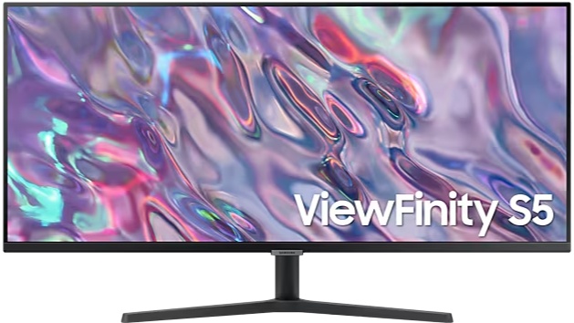 Монитор 34" Samsung ViewFinity S5 S34C500GAIXCI VA 3440x1440, 100 Гц, 5 мс, 21:9, 300 кд/м², 2xHDMI,