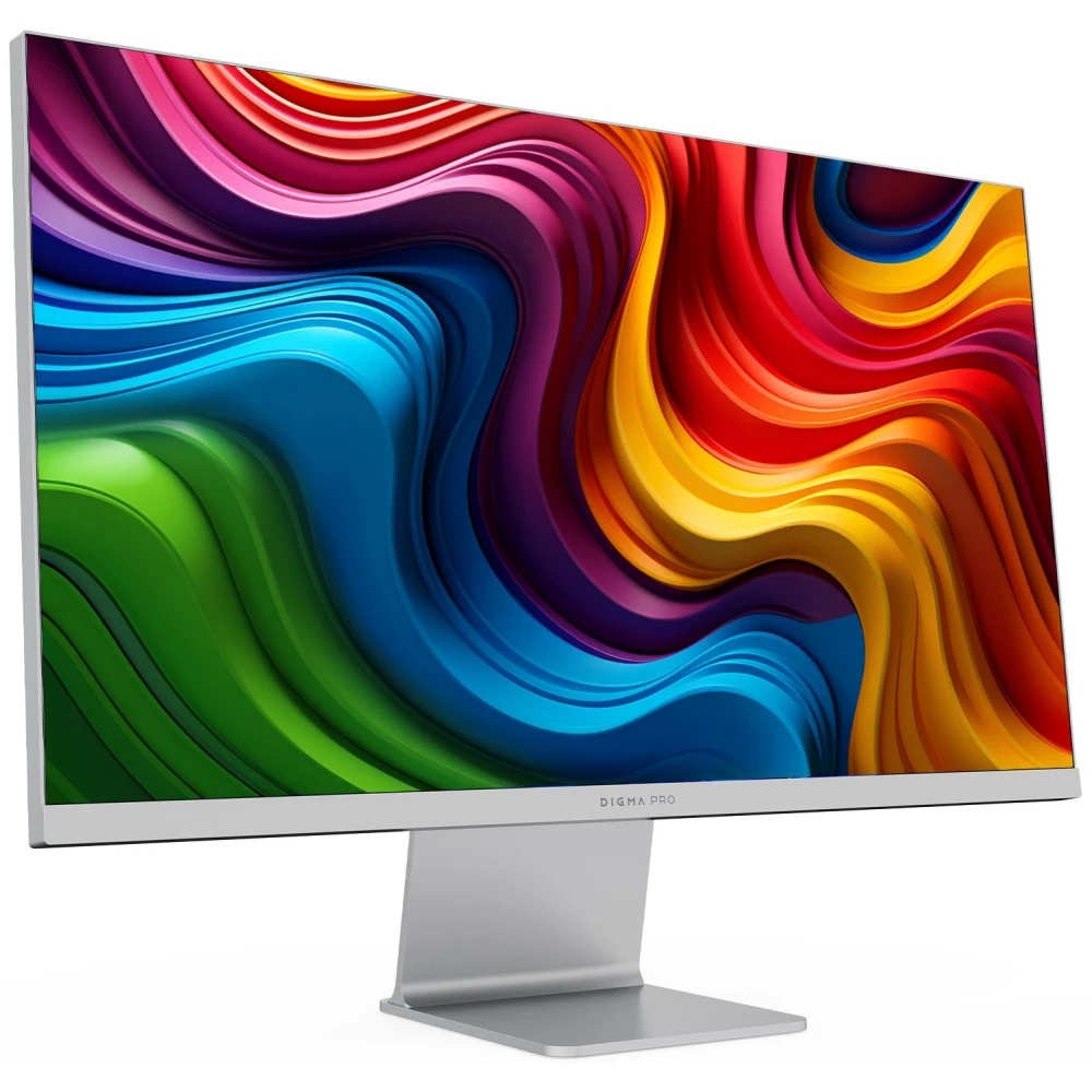 Монитор 27" DIGMA PRO Art M IPS 5120x2880, 60 Гц, 5 мс, 16:9, 500 кд/м², 1xHDMI, 1xDP, 2x2 Вт, сереб
