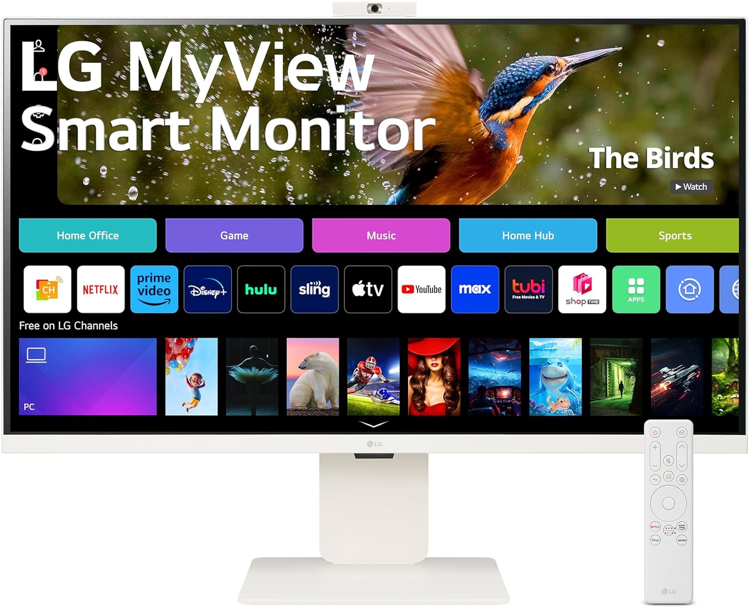 Монитор 31.5" LG 32SR85U-W IPS 3840x2160, 60 Гц, 5 мс, 16:9, 400 кд/м2, 2xHDMI, 1хUSB-C, 3хUSB, белы
