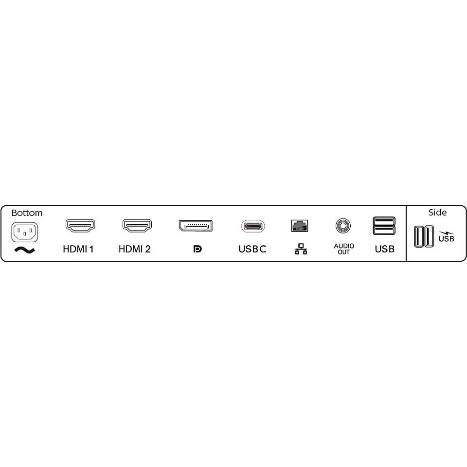 Монитор 27" Philips 279P1(00/01) IPS 3840x2160, 60 Гц, 4 мс, 16:9, 350 кд/м2, 2xHDMI, 1хDP, 1хUSB-C,