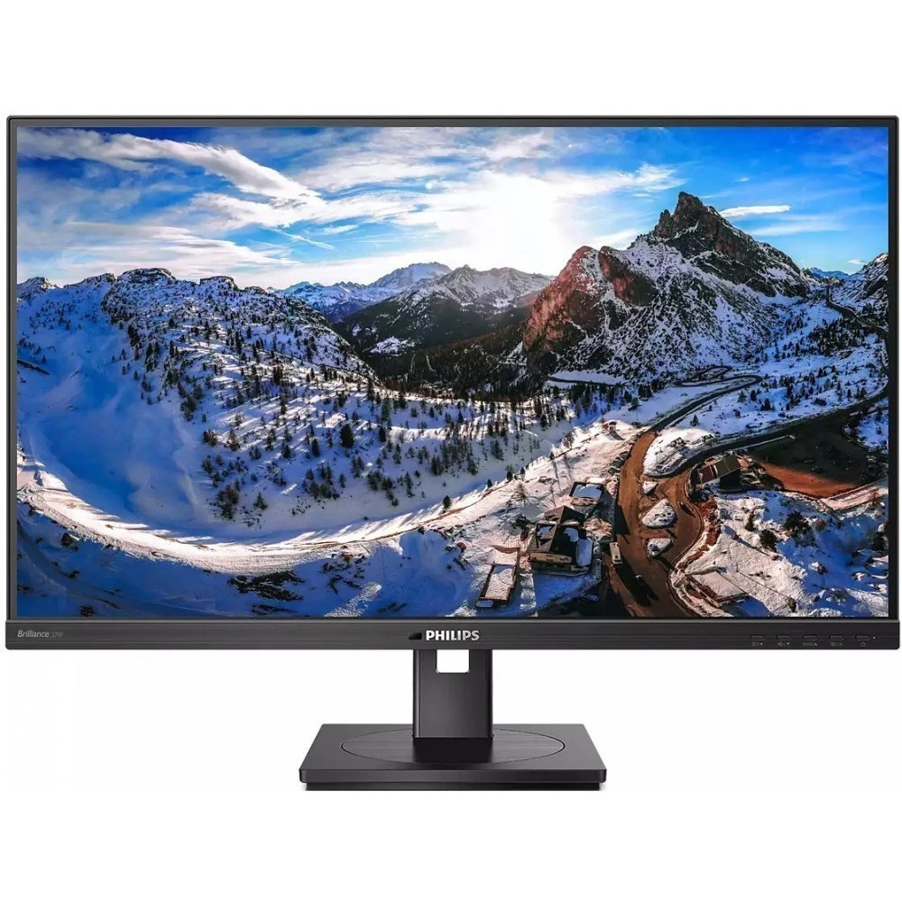 Монитор 27" Philips 279P1(00/01) IPS 3840x2160, 60 Гц, 4 мс, 16:9, 350 кд/м2, 2xHDMI, 1хDP, 1хUSB-C,