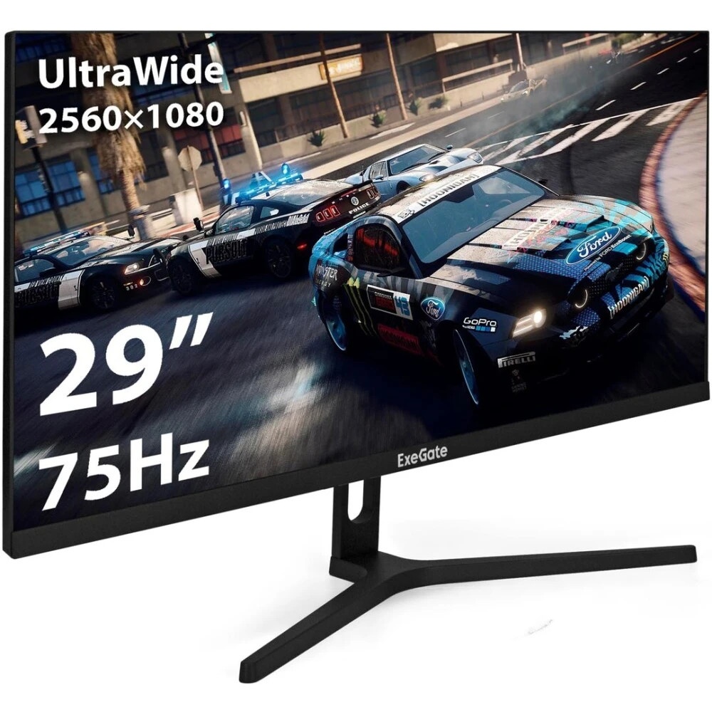 Монитор 29" ExeGate SmartView ES1500 IPS 2560x1440, 75 Гц, 1 мс, 16:9, 300 кд/м2, 1xHDMI, 1хDP, 1x3.
