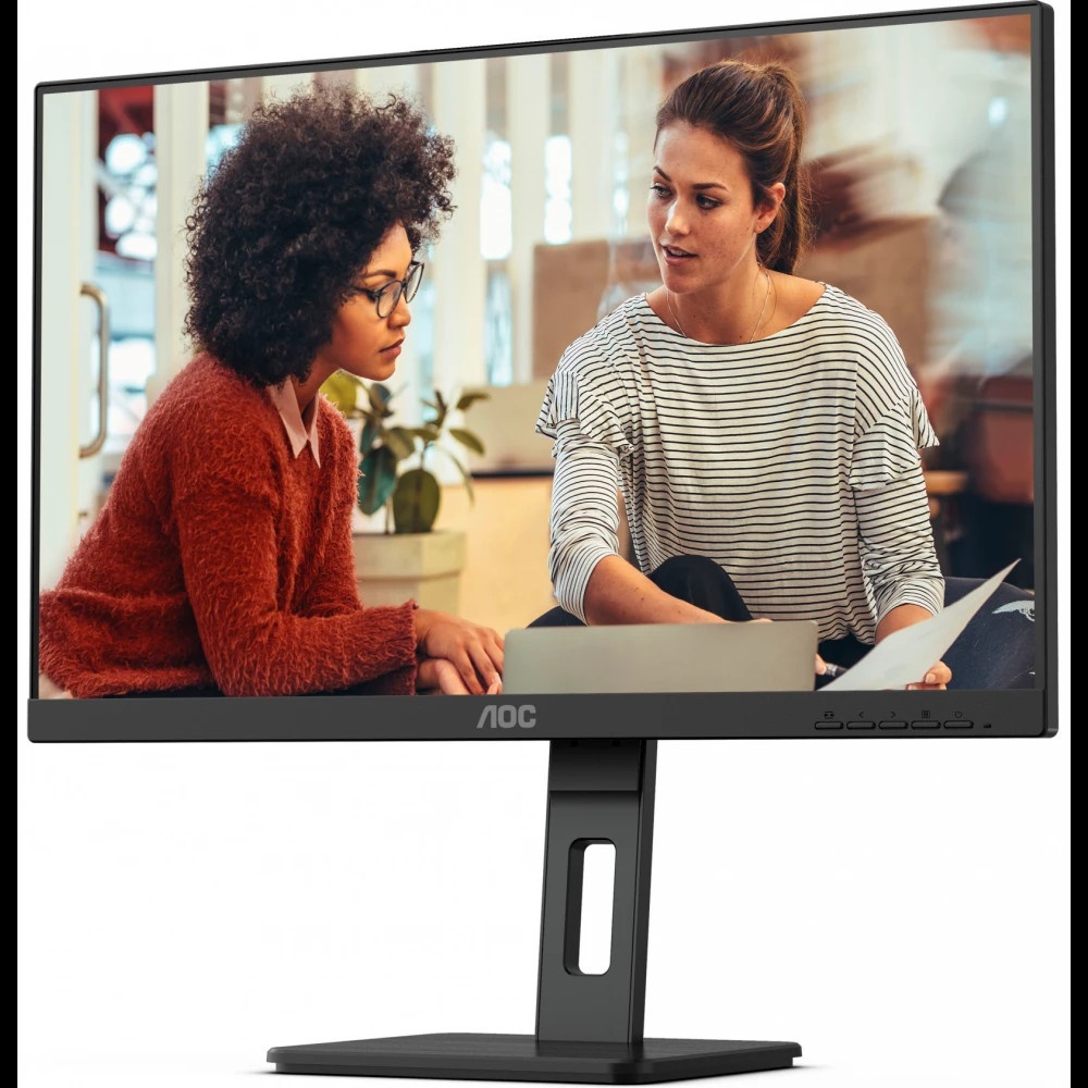 Монитор 24" AOC 24E3QAF, IPS 1920x1080, 75 Гц, 4 мс, 16:9, 300 кд/м², 1xHDMI, 1xDP, 1xVGA, 2xUSB-A 3