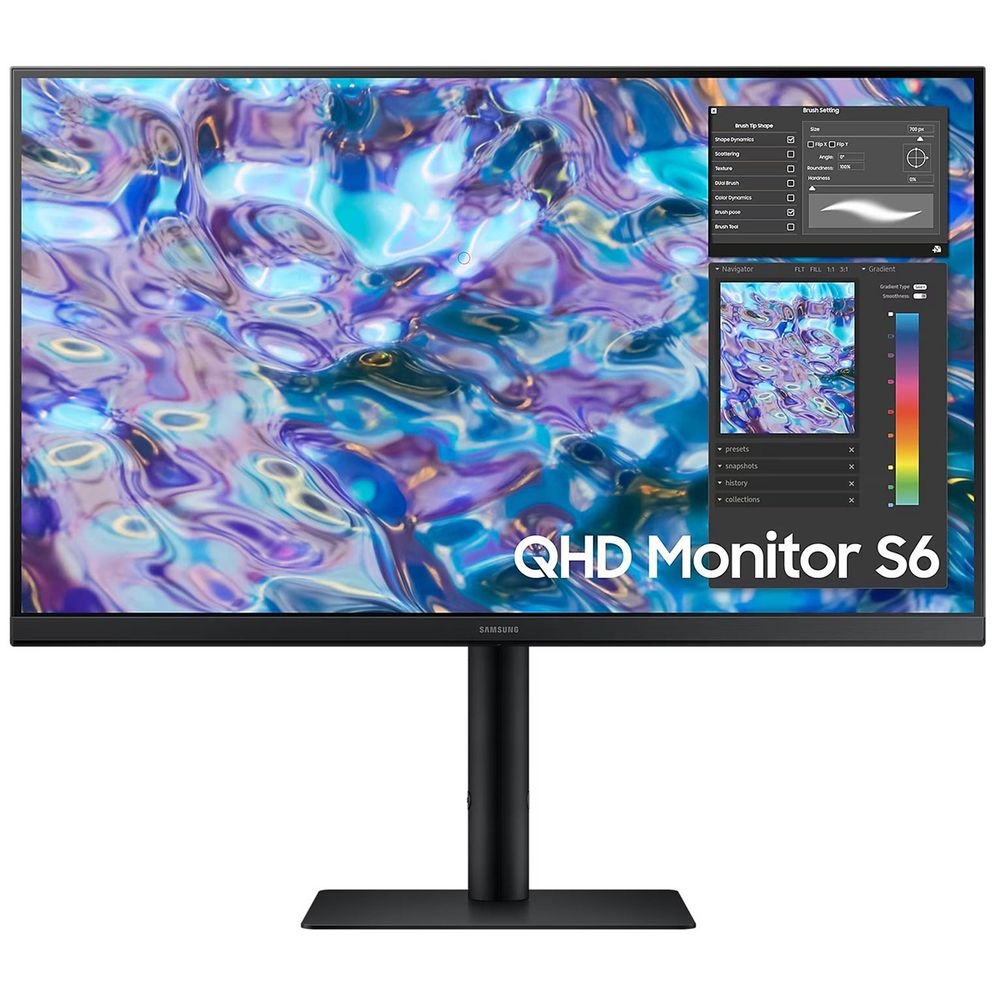 Монитор 27" Samsung S27B610EQI IPS 2560x1440, 75 Гц, 5 мс, 16:9, 300 кд/м2, 2xHDMI, 1хDP, черный