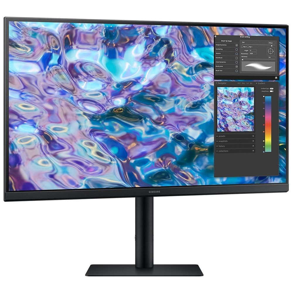 Монитор 27" Samsung S27B610EQI IPS 2560x1440, 75 Гц, 5 мс, 16:9, 300 кд/м2, 2xHDMI, 1хDP, черный