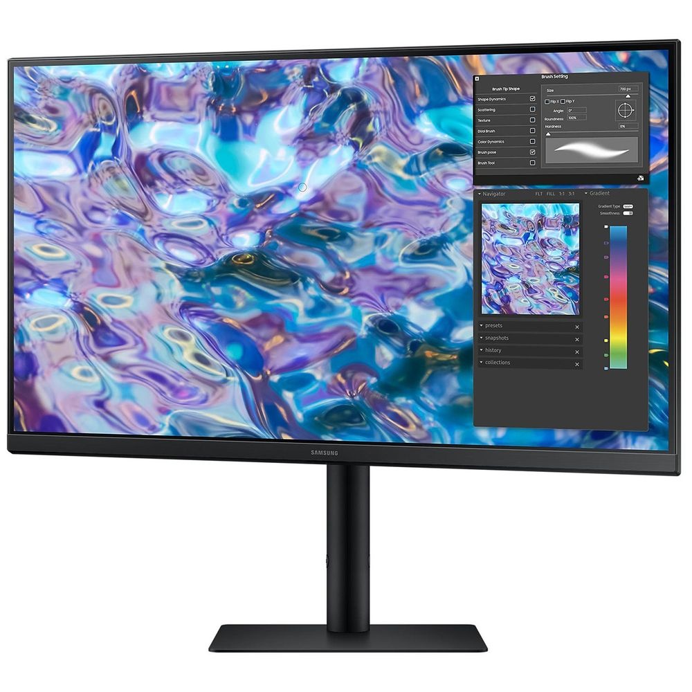Монитор 27" Samsung S27B610EQI IPS 2560x1440, 75 Гц, 5 мс, 16:9, 300 кд/м2, 2xHDMI, 1хDP, черный