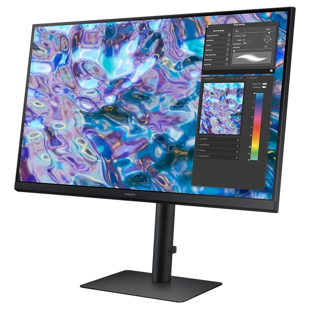 Монитор 27" Samsung S27B610EQI IPS 2560x1440, 75 Гц, 5 мс, 16:9, 300 кд/м2, 2xHDMI, 1хDP, черный