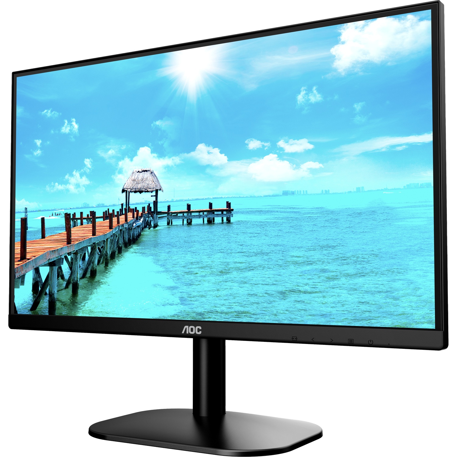 Монитор 21.5" AOC 22B2H/EU VA 1920x1080, 75 Гц, 4 мс, 16:9, 250 кд/м², 1xHDMI, 1xVGA, черный